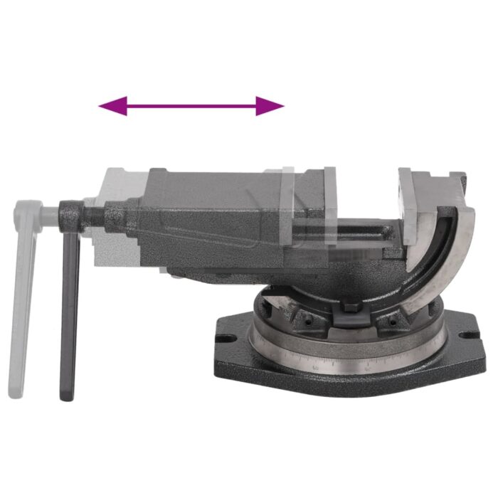 2-Achsen-Schraubstock Kippbar 100 mm – Bild 7