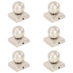 Pfostenkappen 6 Stk. Kugelform