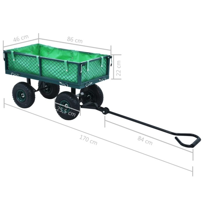 Gartenwagen Grün 250 kg – Bild 11