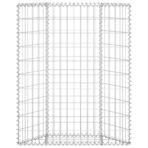 Gabionen-Hochbeet Trapezform Verzinkter Stahl 80x20x100 cm – Bild 3