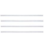 Zackenleiste Übersteigschutz 4 Stk. 1 m Verzinkter Stahl