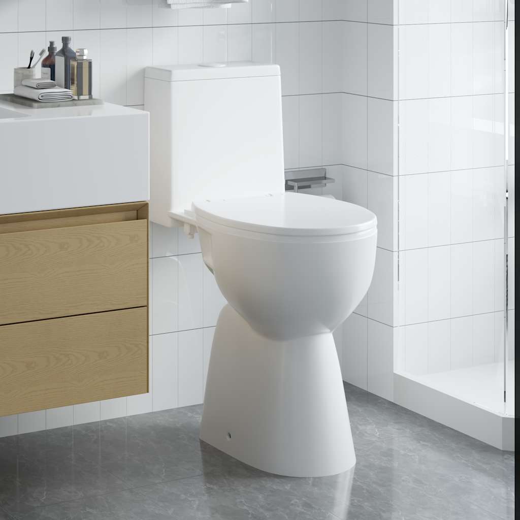 145779_1.jpg Randloses WC 7 cm Extra Höhe Soft-Close Keramik – Bild 1