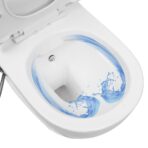 Wand-WC ohne Spülrand mit Bidet-Funktion Keramik – Bild 10