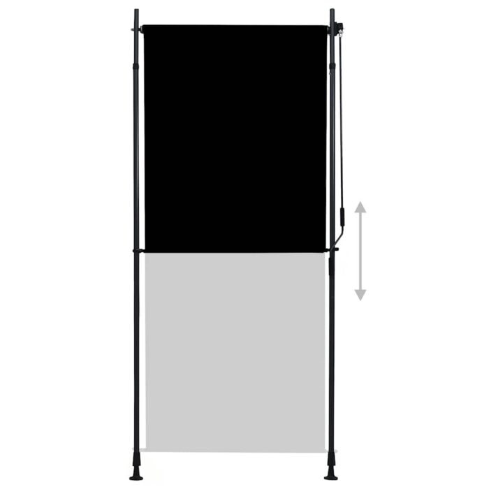 Aussenrollo 100 x 270 cm Anthrazit – Bild 3