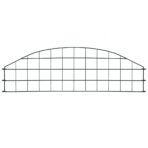 Gartenzaun Set Konvex 77,3x26 cm Grün – Bild 2