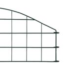 Gartenzaun Set Konvex 77,3x26 cm Grün – Bild 4