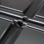 Gartenkomposter Schwarz 68,9x68,9x83,9 cm 360 L – Bild 5