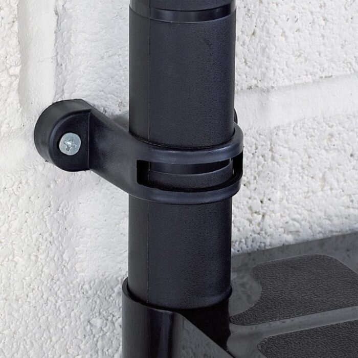 Lagerregal 4-Tier Schwarz 61x30,5x130 cm Kunststoff – Bild 6