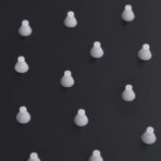 Regenbrause Edelstahl 20 cm Rund Schwarz – Bild 5