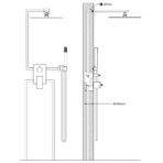 Duschsystem Edelstahl 201 Schwarz – Bild 7