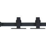 Mini Schiebetürbeschlag Set für Schranktüren Carbonstahl 183 cm – Bild 3