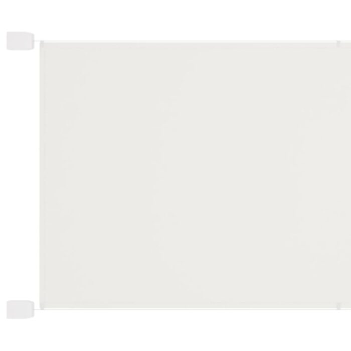 Senkrechtmarkise Weiss 140x270 cm Oxford-Gewebe – Bild 2