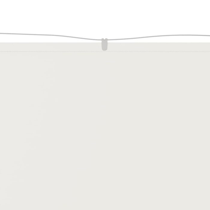 Senkrechtmarkise Weiss 140x270 cm Oxford-Gewebe – Bild 3