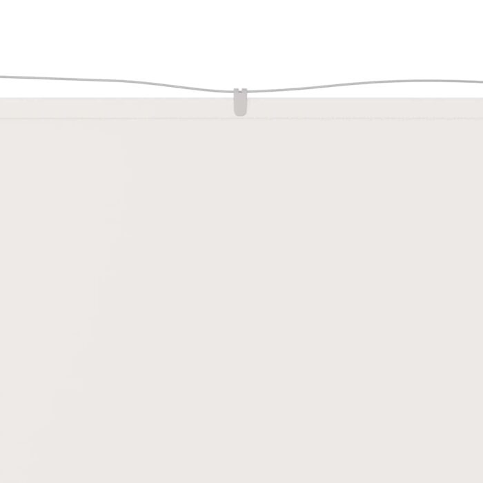 Senkrechtmarkise Weiss 60x600 cm Oxford-Gewebe – Bild 3