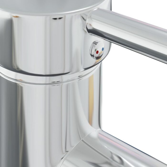 Einbauwaschbecken mit Wasserhahn 42x39x18 cm Keramik Weiss – Bild 6