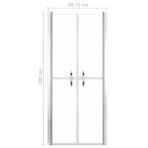 Duschtür Transparent ESG 71x190 cm – Bild 5