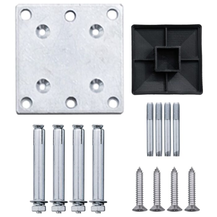 Zaunelement WPC 95x186 cm Braun – Bild 7