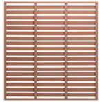 Zaunplatte WPC 180x180 cm Braun