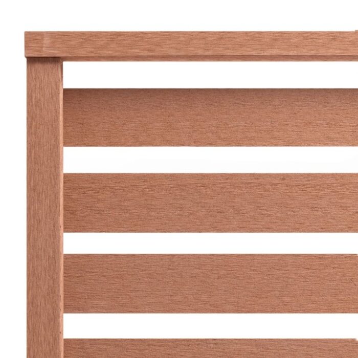 Zaunplatte WPC 180x180 cm Braun – Bild 3