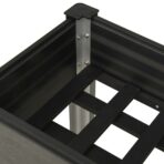 Garten-Hochbeet 75x40x75 cm WPC Grau – Bild 5