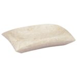 Waschbecken Creme 50x35x10 cm Marmor