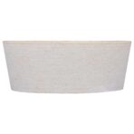 Waschbecken Creme Ø40x15 cm Marmor – Bild 3