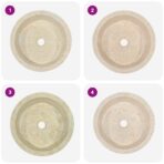 Waschbecken Creme Ø40x15 cm Marmor – Bild 6