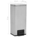 Mülleimer mit Pedal Anti-Fingerabdruck 30 L – Bild 11