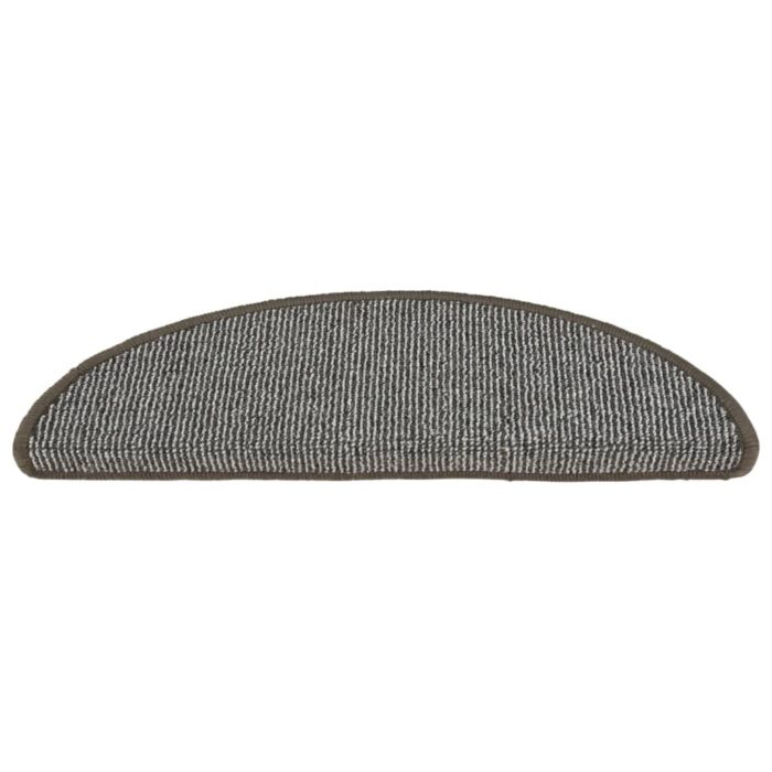 Stufenmatten 15 Stk. 56x17x3 cm Grau Halbrund – Bild 4