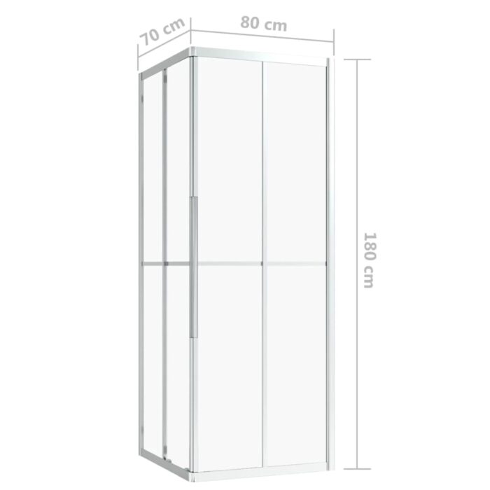 Duschkabine ESG 80x80x180 cm – Bild 9
