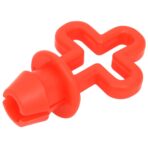 Absperrpfosten 10 Stk. mit Kette 75 cm PE – Bild 8