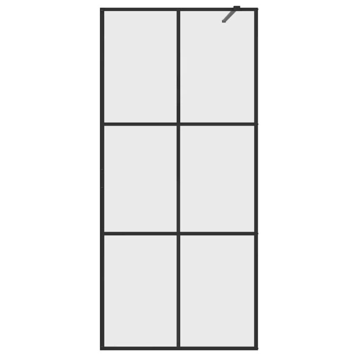 Duschwand für Begehbare Dusche mit Klarem ESG Glas 80x195 cm – Bild 4