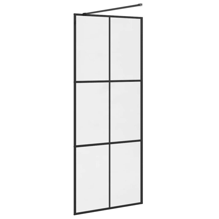 Duschwand für Begehbare Dusche mit Klarem ESG Glas 80x195 cm – Bild 6