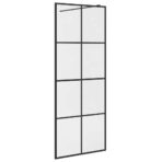 Duschwand für Begehbare Dusche mit Klarem ESG Glas 80x195 cm – Bild 2