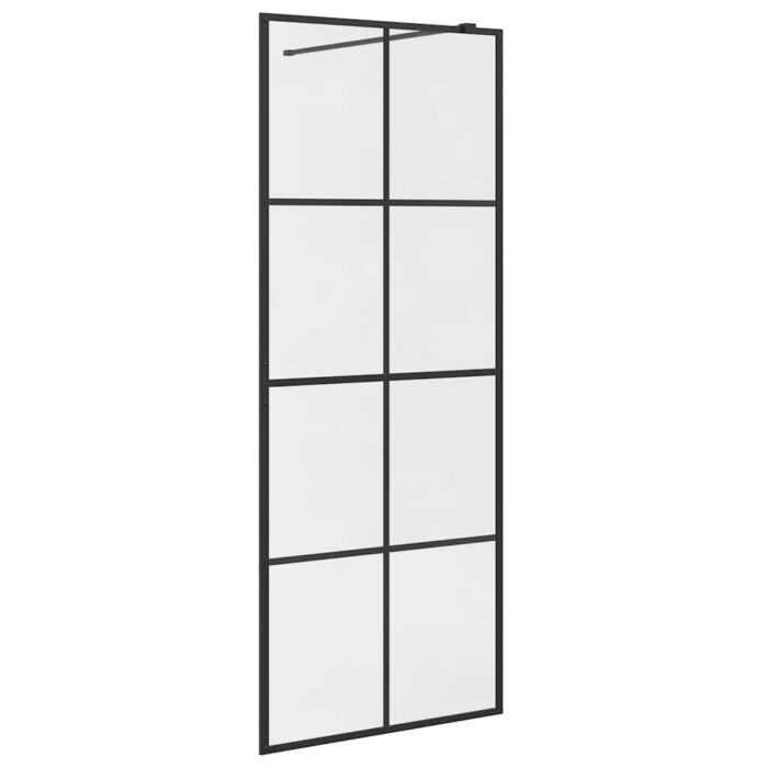 Duschwand für Begehbare Dusche mit Klarem ESG Glas 80x195 cm – Bild 2