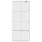 Duschwand für Begehbare Dusche mit Klarem ESG Glas 80x195 cm – Bild 4