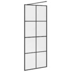 Duschwand für Begehbare Dusche mit Klarem ESG Glas 80x195 cm – Bild 6
