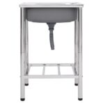 Camping-Spüle Edelstahl – Bild 2