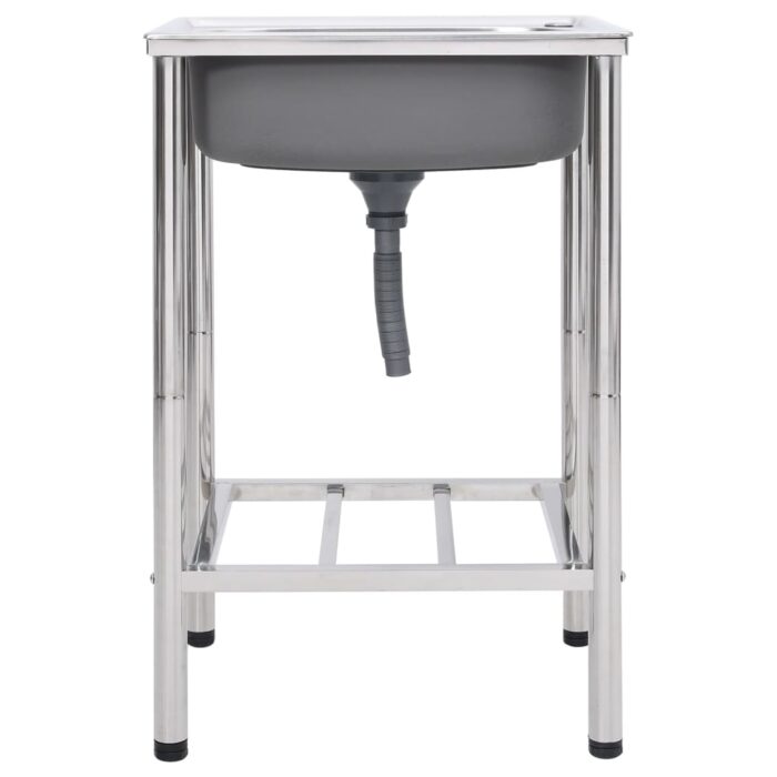 Camping-Spüle Edelstahl – Bild 2