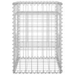 Gabionensäulen 2 Stk. 40x40x60 cm Eisen – Bild 4