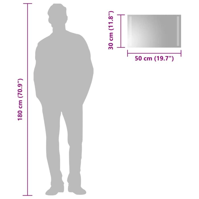 LED-Badspiegel 40x20 cm – Bild 6