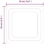 LED-Badspiegel 30x30 cm – Bild 5