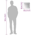 LED-Badspiegel 30x30 cm – Bild 6