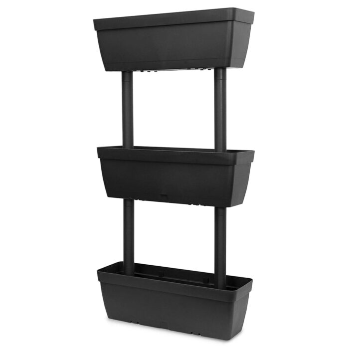 Pflanzkübel 3 Stk. 100 cm Anthrazit – Bild 2