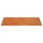 Dachplatten 12 Stk. Rostig 60x44 cm Cortenstahl – Bild 5