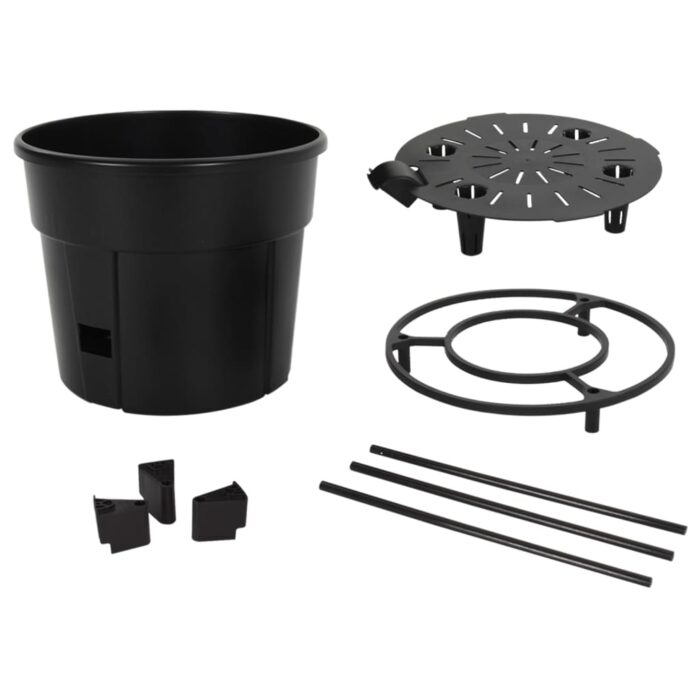 Tomatentopf Anthrazit Ø29,5x115 cm Polypropylen – Bild 5