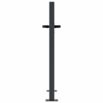 Gartentor Anthrazit 100x75 cm Stahl Baum-Design – Bild 5