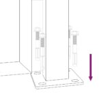 Gartentor 100x75 cm Cortenstahl – Bild 10