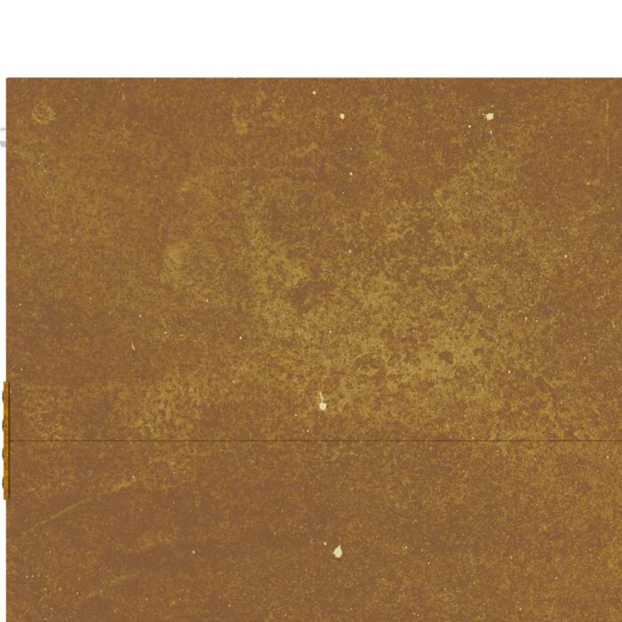 Gartentor 100x75 cm Cortenstahl – Bild 9