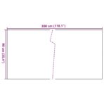 Balkon-Sichtschutz cm Poly Rattan – Bild 8